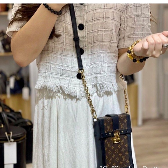 Louis Vuitton Vertical Trunk Pochette Monogram Canvas - Picture 5 of 5